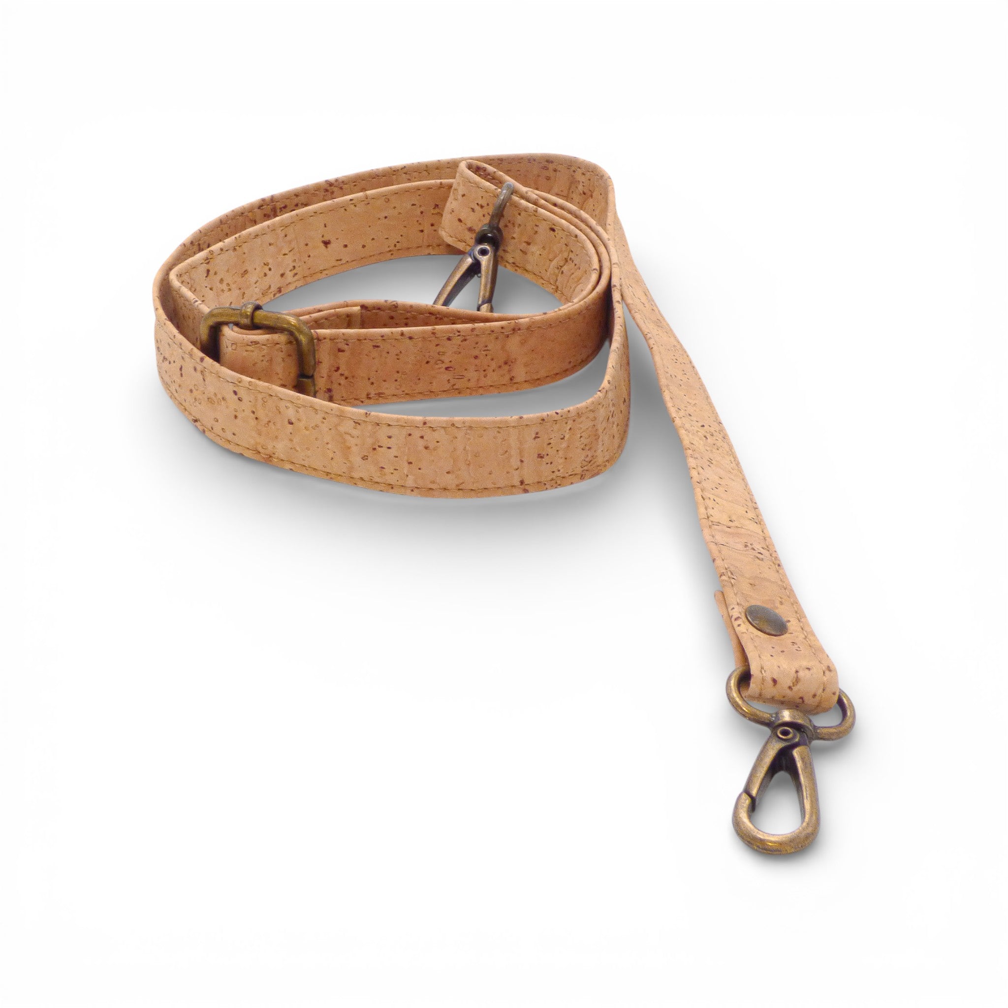 Sac à main en liège naturel Relief de Montado avec bandoulière amovible, affichant une texture unique.