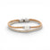 Bracelet duo en liège naturel, perle nacrée blanche — Cork Colors, fermoir métal blanchi, Portugal