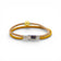 Bracelet duo en liège jaune et naturel, perle jaune — Cork Colors, fermoir métal blanchi, Portugal