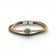 Bracelet double cordon en liège naturel et vert — Cork Colors, perle céramique, fermoir acier, Portugal