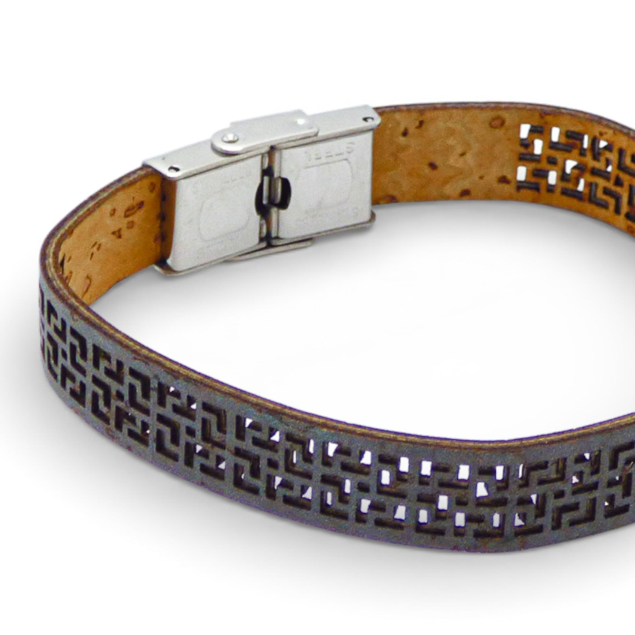 Bracelet naturel liège porté — Cork Colors femme bijoux artisanal