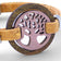 Blue and pink Cork Colors women's bracelet featuring a tree of life medallion on a cork band.