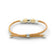 Delicate Jonc Fin Perlé bracelet by Cork Colors featuring natural cork and silver clasp, elegantly displayed.