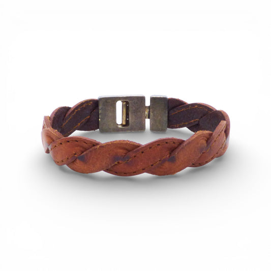 Bracelet Homme "Vintage" en Cuir Tressé – Artipel