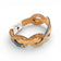 Bracelet entrelacé en liège naturel veiné bleu — Cork Colors, fermoir métal blanchi, Portugal