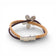 Bracelet en liège naturel et cordon brun foncé — Cork Colors, marguerite métal blanchi, Portugal