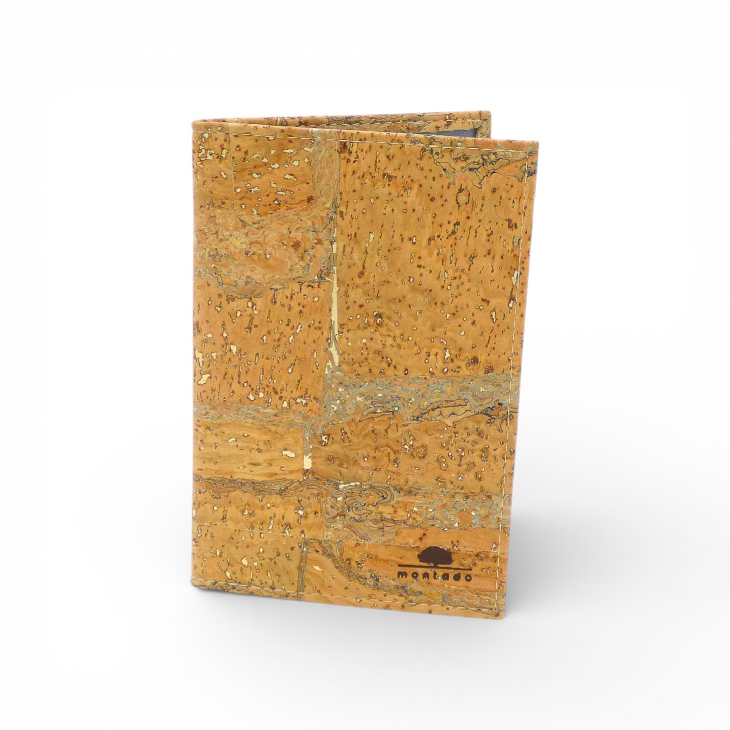 Montado porte monnaie Pochette Document in a stylish design featuring eco-friendly cork material.