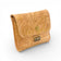 Porte monnaie en liège Montado, design élégant avec rabat, couleur naturelle et texture distinctive.