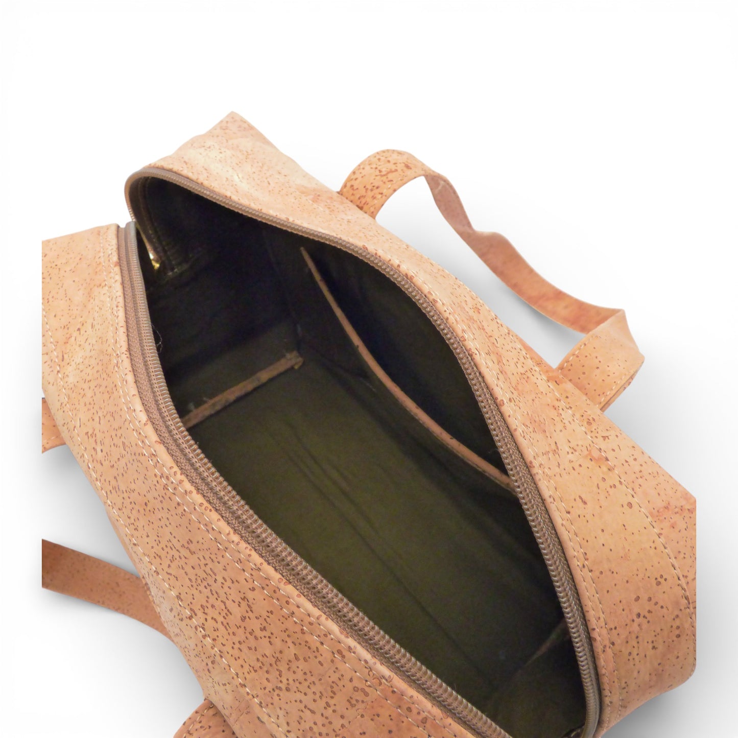 Sac à main et épaule en liège de Cork Design, montrant le design texturé et élégant du matériau naturel.