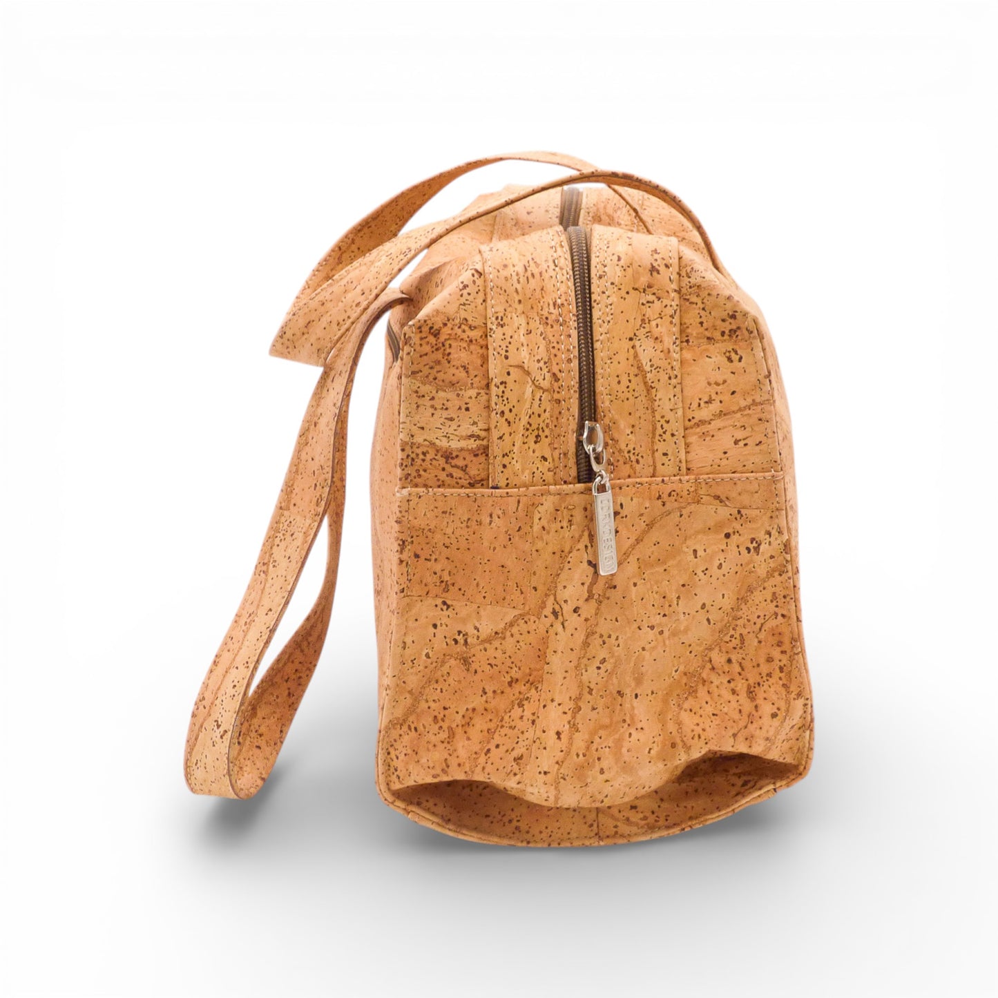 Sac à main et épaule en liège de Cork Design, montrant un design élégant et texturé en liège naturel.