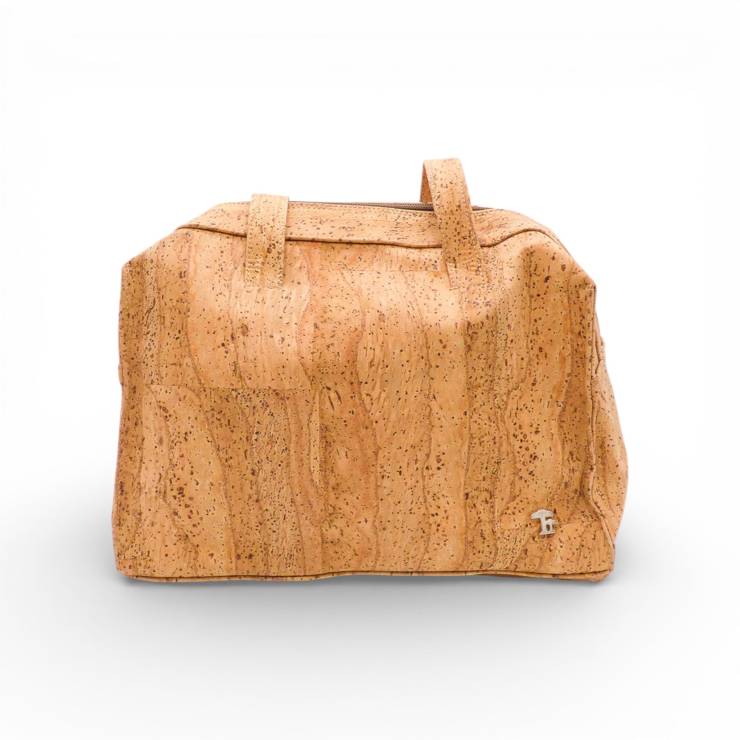 Sac à main en liège de Cork Design, affichant un design élégant et durable avec des détails en texture naturelle.