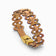 Adjustable women's bracelet from Cork Colors featuring multicolor graphic links and natural cork design.