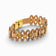 Multicolor Cork Colors women's bracelet featuring graphic links and an adjustable design for a natural look.