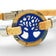 Blue cork bracelet featuring a Tree of Life medallion by Cork Colors, ideal for women's fashion accessories.