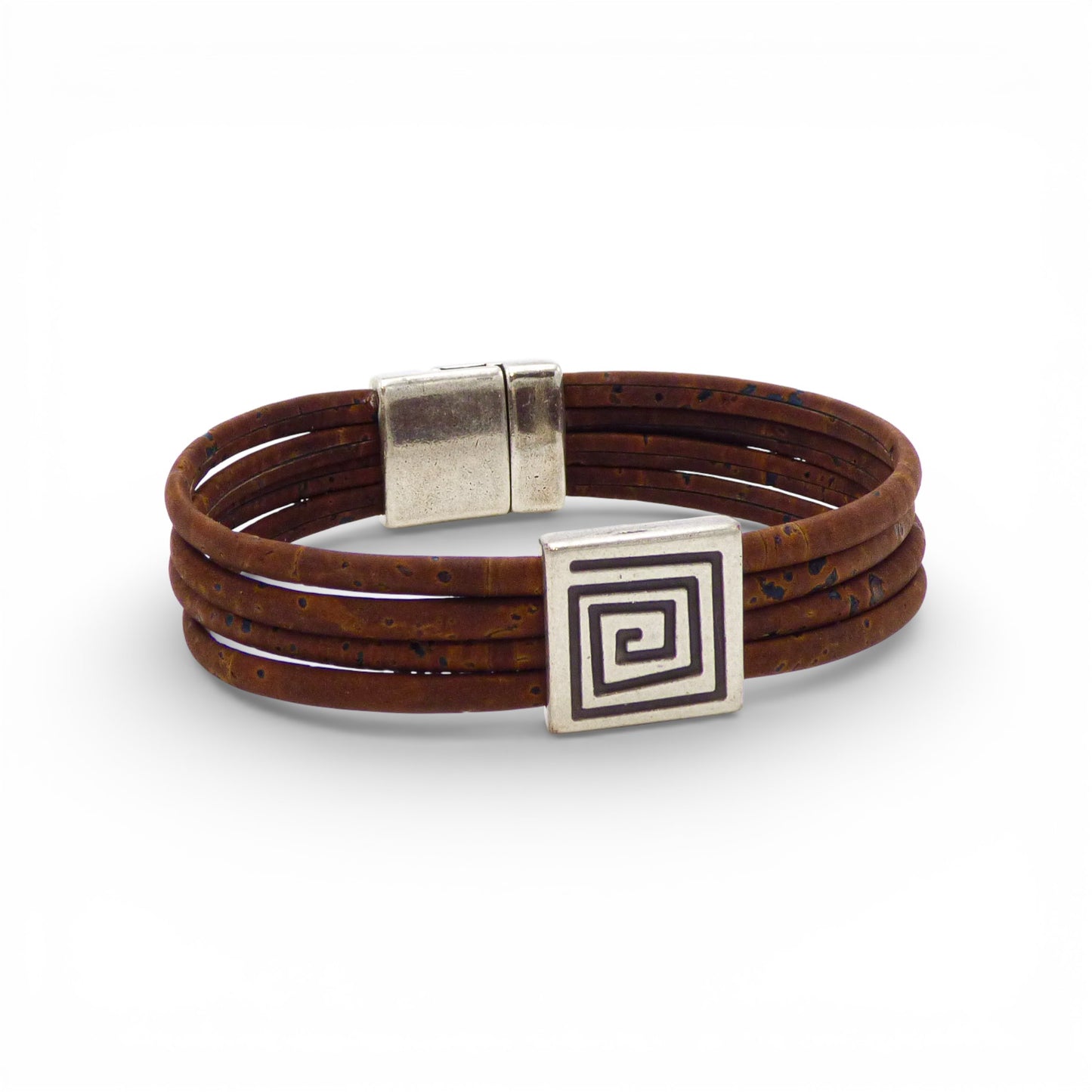 Bracelet "Grecque" Triple Cordon en Liège – Artipel