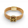 Bracelet multi-rangs en liège naturel — Artipel, charm carré fleur étoile doré, Portugal