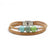 Bracelet femme teintes douces bleu vert, accessoire artisanat écologique