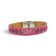 Bracelet Fleur rose clair en liège - bijou femme léger et écologique Portugal