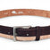 Ceinture en liège bicolore brun et naturel, dos estampillé — TC Cortiça, boucle métal, Portugal