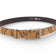 Dos d'une ceinture en liège tigré — TC Cortiça, doublure cuir estampillée Portugal, boucle métal