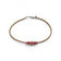 Tour de cou en liège et perles rouges, accessoire léger original idée cadeau femme