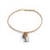 Ras-de-cou minimaliste : liege tresse, pendant verre eau-verte et feuille metal, bijou ecoresponsable artisan