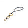 Collier ajustable en liège naturel et perles doré, design artisanal Portugal