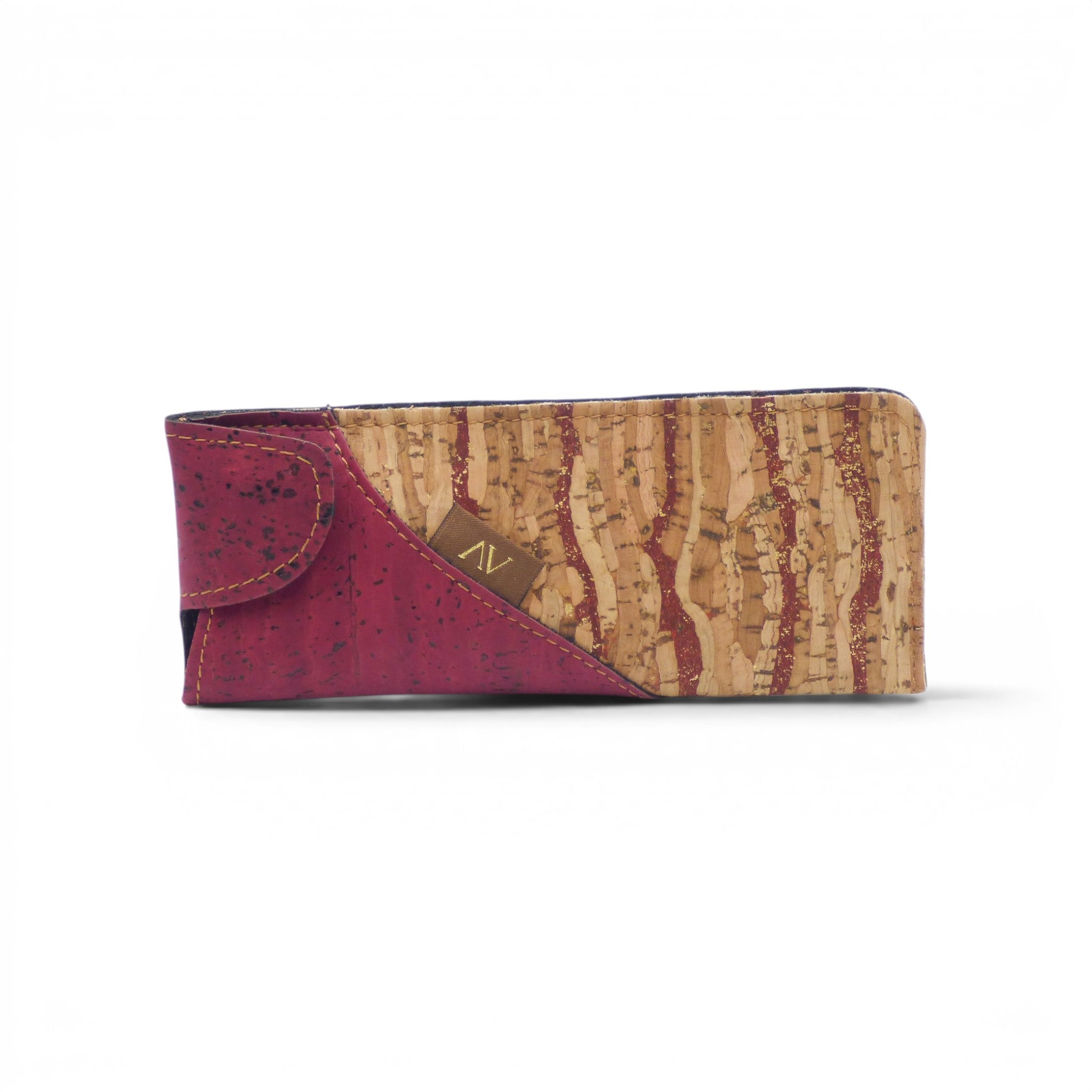 Porte-lunettes en liège Magma Marron, bijou pratique artisanal
