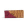 Etui lunettes liege bordeaux rayures rouges dore craquele