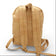Dos et bretelles matelassées d'un grand sac à dos Pro en liège naturel — Montado, boucles métal, Portugal