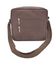Pochette bandoulière homme en liège marron Sobreiro - vue de face - sangle textile