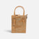 Petit sac en liège motif Mapa, marbré gris beige façon carte ancienne