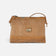 Pochette en liège à bandeau Parquet, strates sable régulières