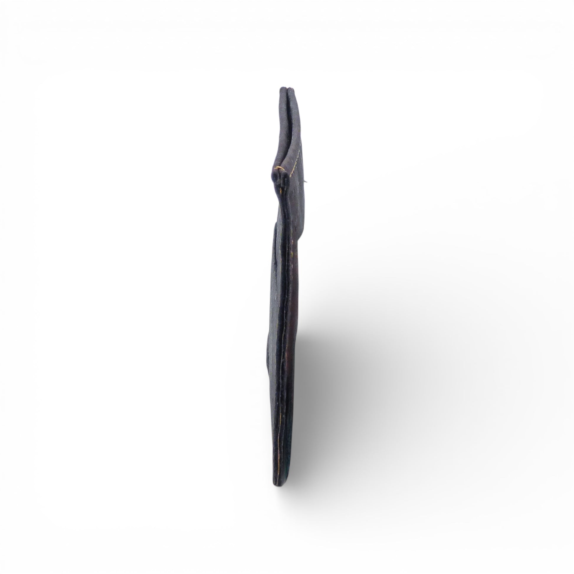 Ultra-slim Amador Varum cardholder with six slots, featuring a timeless brown mixed cork design.