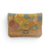 Porte-cartes patchwork mosaïque pastel rose bleu orange jaune