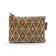 Porte-monnaie carreaux hexagone liège vert-gris-beige, cadeau femme écolo artisanat Portugal