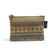 Porte-monnaie liège grand carreau bleu-beige doré, accessoire vegan artisanat Portugal premium