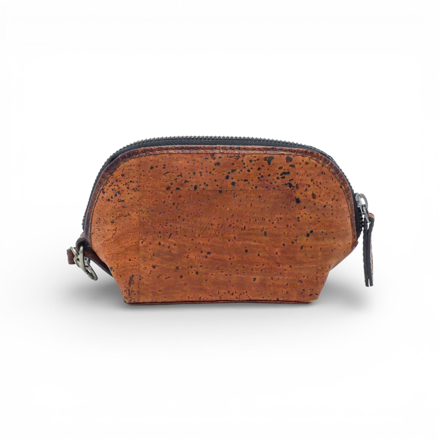 Porte monnaie en cuir et liège Marla Pais, design mixte, matière noble, authentique et durable.