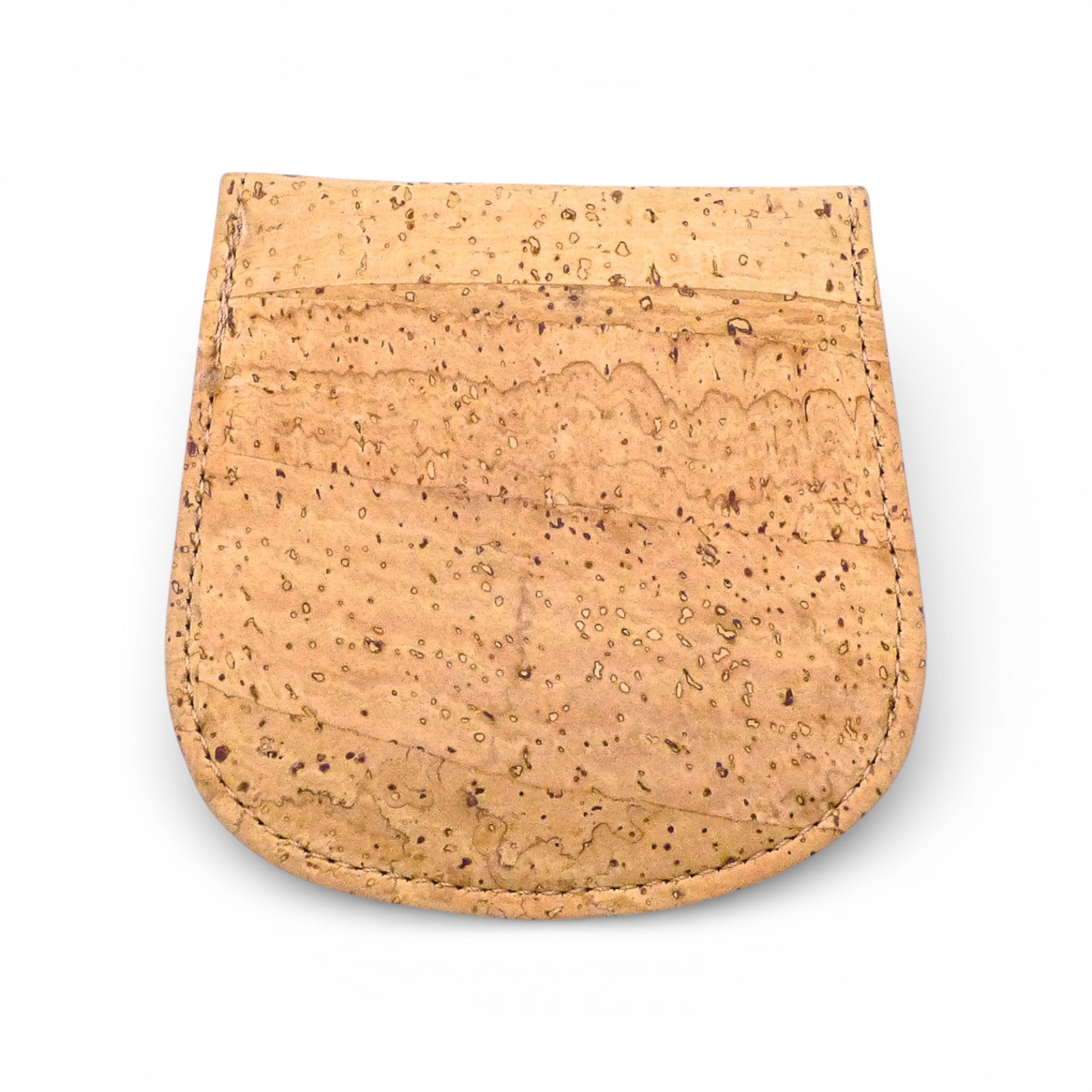 Ultra-flat Amador Varum wallet with a flap, designed for comfort and everyday use, shown in a pocket setting.