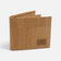 Portefeuille homme compact en liège naturel fermé, format bifold qui ne gonfle pas