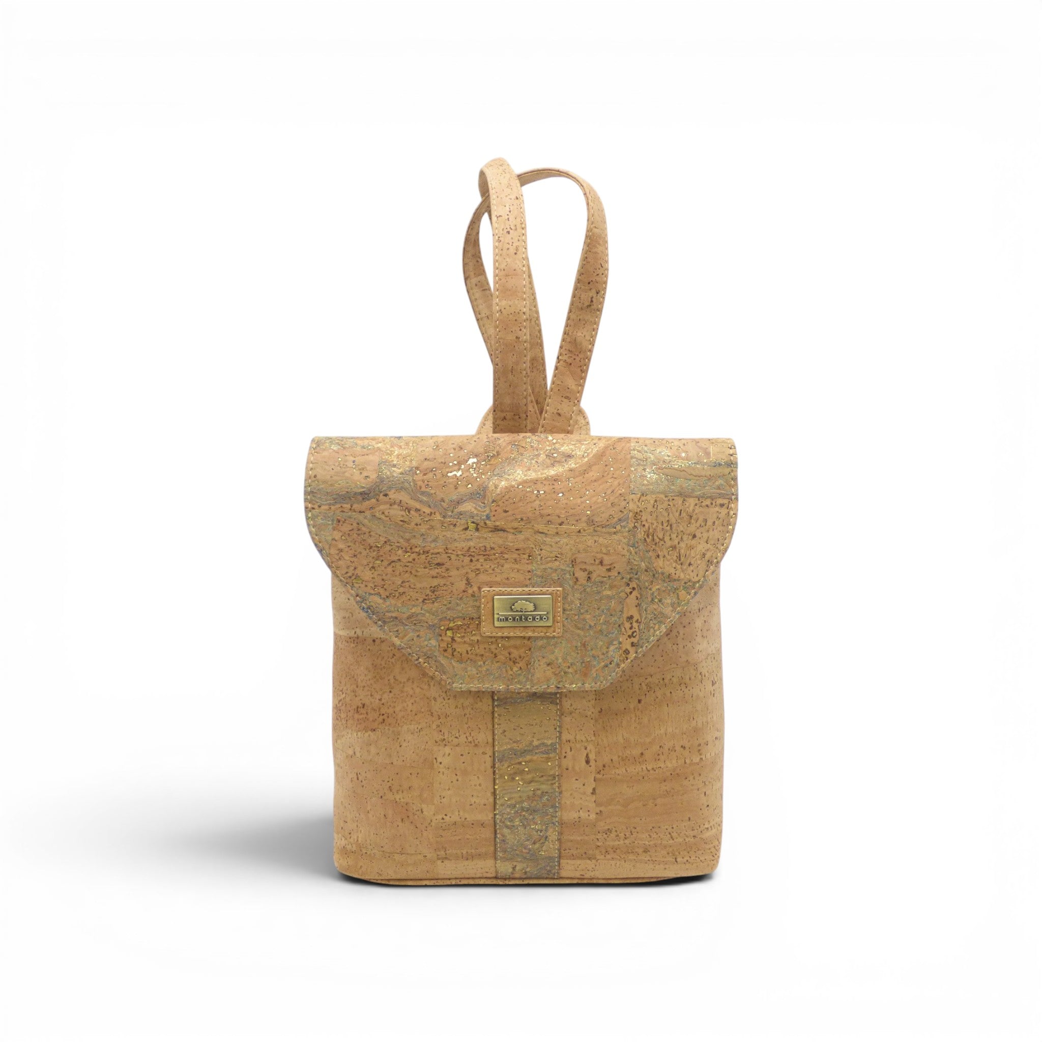 Sac à dos motif mosaïque doré marbré