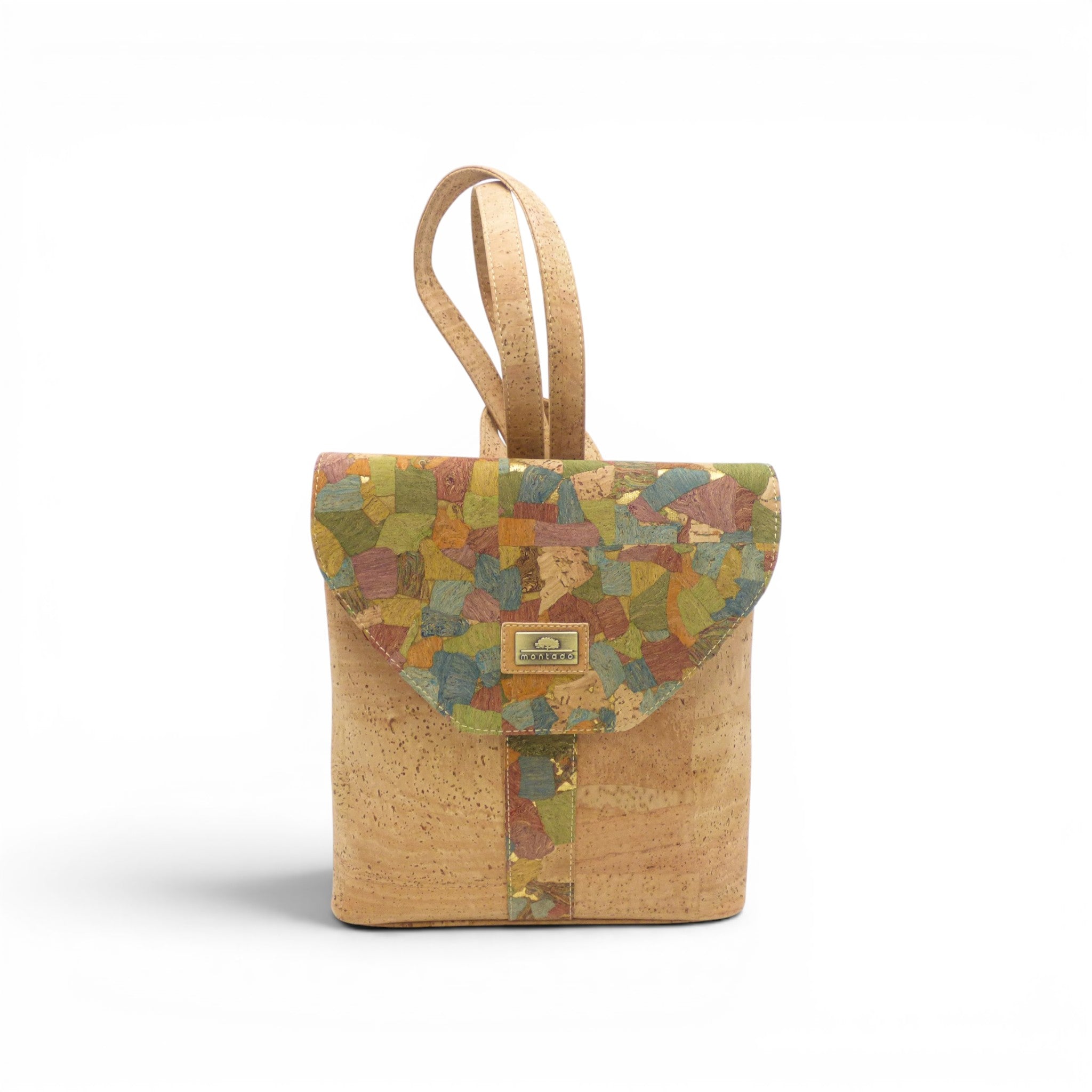 Sac à dos mosaïque multicolore motif vif