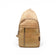 Sac à dos en liège naturel avec fermeture zippée, anses rembourrées et sangle porté épaule, artisanat Portugal
