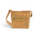 Sac crossbody liège naturel format carré, usage quotidien