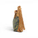 Sac nœud grand liège bleu sarcelle bande or