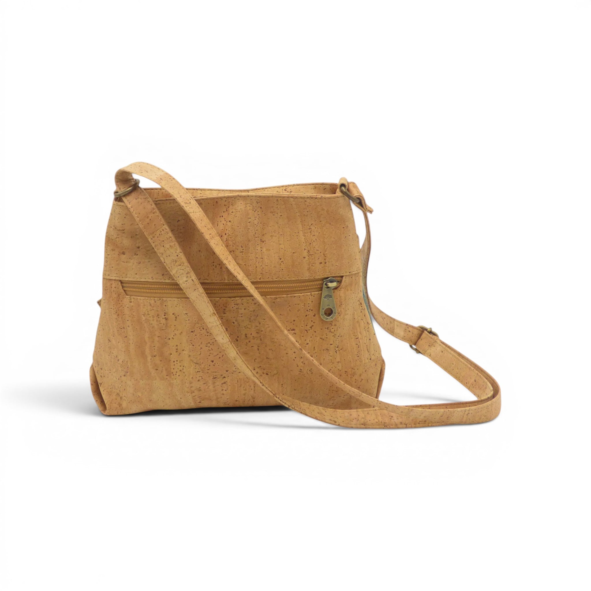 Vue face sac fermé nœud compact