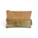 Trousse liege marbre vert et beige avec double zipper